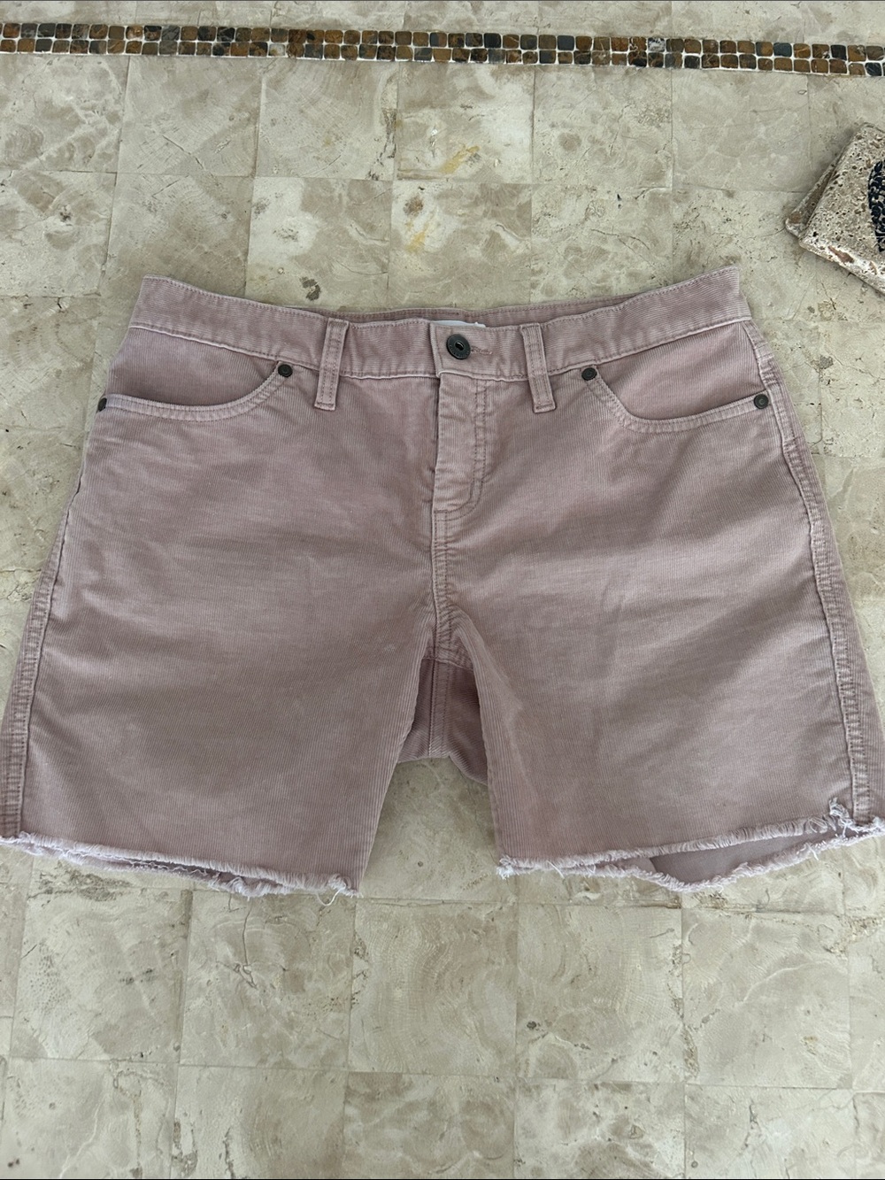 Carve Designs Oahu Corduroy 6" Shorts — Dusty Pink / Mauve (Size4)